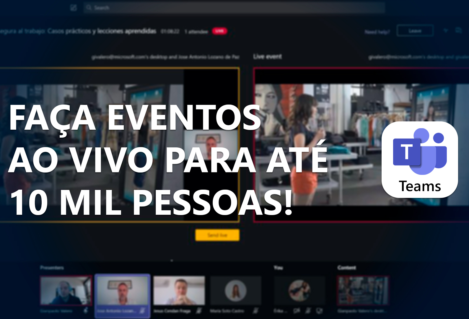 Faça eventos ao vivo para até 10 mil pessoas! - Combina Soluções